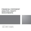 Review PDF | CFA Level 1 2024 Volume 3, FINANCIAL STATEMENT ANALYSIS, EQUITY INVESTMENTS