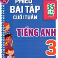 PDF | Phiếu bài tập cuối tuần tiếng Anh 3, Global Success 3, 35 tuần học, Thùy Dương