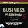 PDF + Mp3 | Cambridge English Business Preliminary 5 with answer (BEC)