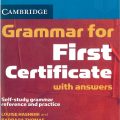 PDF + Mp3 | Cambridge Grammar for First Certificate with answers, Louise Hashemi, Barbara Thomas (FCE)