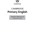 PDF | Cambridge Primary English 2 2nd Edition Teacher's Resource Book