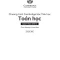 PDF | Chương Trình Cambridge bậc tiểu học, toán học 3 sách học sinh 3 (quyển 1 & 2), Cambridge song ngữ, chương trình chuẩn Vinschool