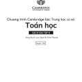 PDF | Chương trình Cambridge bậc Trung học cơ sở toàn học 8 sách bài tập 8 Quyển 1,2 468 trang (sách bài tập toán 7 Vinschool hệ chuẩn)