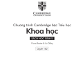 PDF  | Chương trình Cambridge bậc tiểu học, Khoa học 5 sách học sinh 5, Quyển 1,2 (Vinschool khoa học lớp 4 hệ chuẩn) 382 trang