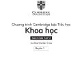 PDF | Chương trình Cambridge bậc tiểu học Khoa học sách bài tập 2, quyển 1, hệ chuẩn Vinschool