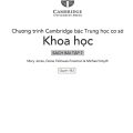 [Review PDF] Chương trình Cambridge bậc trung học cơ sở, Khoa học 7 Sách bài tập, Quyển 1,2, 362 trang (Cambridge song ngữ Science 7) (Sách hệ chuẩn)