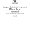 [Review PDF] Chương trình Cambridge bậc trung học cơ sở, Khoa học 9 Sách học sinh, Quyển 1,2, 694 trang (Cambridge song ngữ Science 9) (Sách hệ chuẩn)