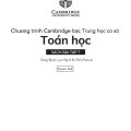 [Review PDF] Chương trình Cambridge bậc trung học cơ sở, Toán học 7 Sách Bài tập, Quyển 1,2, 504 trang (Cambridge song ngữ Maths 7) (Sách hệ chuẩn)