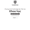 PDF | Chương trình Cambridge tiểu học Khoa học 3 sách học sinh quyển 1, song ngữ Anh Việt hệ chuẩn Vinschool