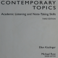 PDF | Contemporary Topics 2 Teacher's Pack, third edition, Academic Listening and Note-Taking Skills, Ellen Kislinger, Michael Rost (Teacher's notes)