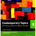 PDF + Mp3 + Resource | Contemporary topics 2 Answer key + Teacher's resources (fourth edition) 4th, 21th century skills for academic success