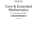 PDF | Core and Extended Mathematics for Cambridge IGCSE Teacher's Resource Book 3rd edition, Dicky Susanto PDF | Core and Extended Mathematics for Cambridge IGCSE Teacher's Resource Book 3rd edition, Dicky Susanto