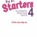 (Review PDF) | Đáp án | Pre A1 Starters 4, Cambridge Authentic Practice Tests