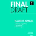 PDF | Final Draft 2 Teacher's Manual, Jeanne Lambert, Jill Bauer, Mike S. Boyle, Sara Stapleton PDF | Final Draft 2 Teacher's Manual, Jeanne Lambert, Jill Bauer, Mike S. Boyle, Sara Stapleton