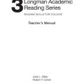 PDF | Longman Academic Reading Series 3 Teacher's Manual, Reading Skills For College PDF | Longman Academic Reading Series 3 Teacher's Manual, Reading Skills For College