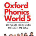 PDF | Oxford Phonics World Worksheet 5, 1000 pages off course-aligned worksheets and games