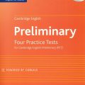 PDF + Mp3 | Preliminary Four Practice Tests for Cambridge English Preliminary PET