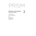 PDF | Prism 3 Reading and Writing Teacher's Manual, Chris Sowton, Alan S. Kennedy, Prism Reading