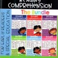 PDF | Reading comprehension The Bundle, Set 4,5,6, for early readers and special education