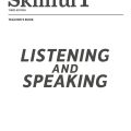 PDF | Skillful 1 Listening and Speaking Teacher's Book third edition (3rd edition) PDF | Skillful 1 Listening and Speaking Teacher's Book third edition (3rd edition)