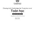 (Maths 8 Song ngữ) | Chương trình Cambridge bậc trung học cơ sở, sách toán học sinh 8, quyển 1 + 2 (Vinschools)