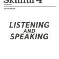PDF | Skillful 4 Listening and Speaking Teacher's Book third edition (3rd edition)