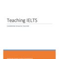 PDF | Teaching Ielts, Cambridge English Teacher Development (hướng dẫn dạy Ielts)