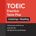 PDF + Mp3 | Toeic Practice tests Plus, 5 đề luyện tập với độ khó cao, Zim Academy