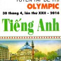 PDF | Tuyển tập đề thi Olympic 30 tháng 4, lần thức XXII 2016 môn tiếng Anh, ban tổ chức kì thi